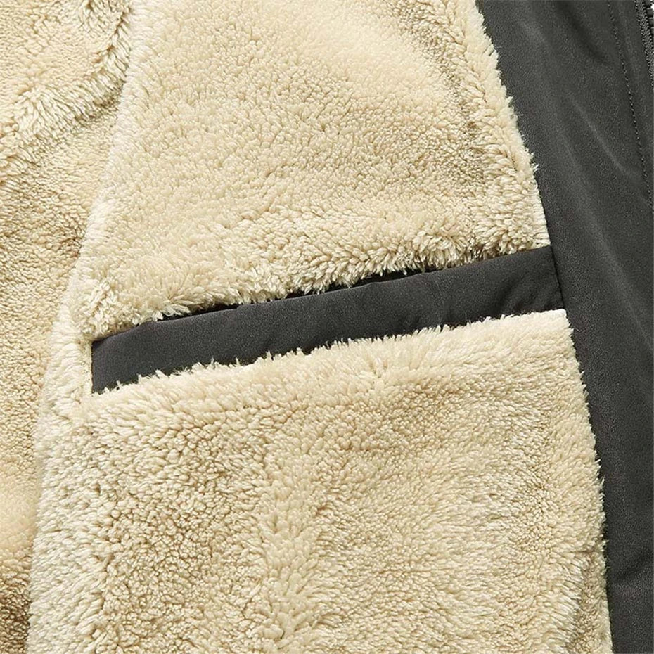 Veste en Fleece Épais pour Hommes