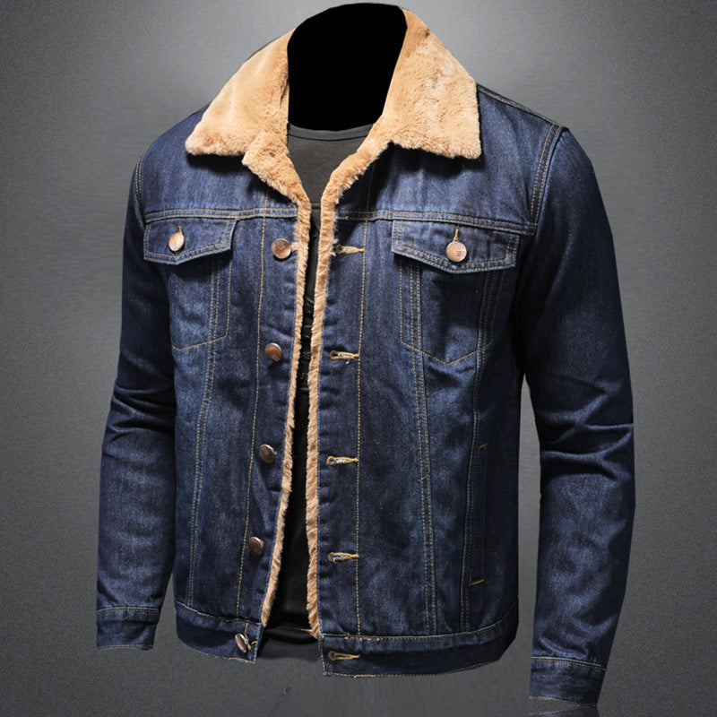 Veste en Jean Homme Style Milano Contemporain Ajusté 3
