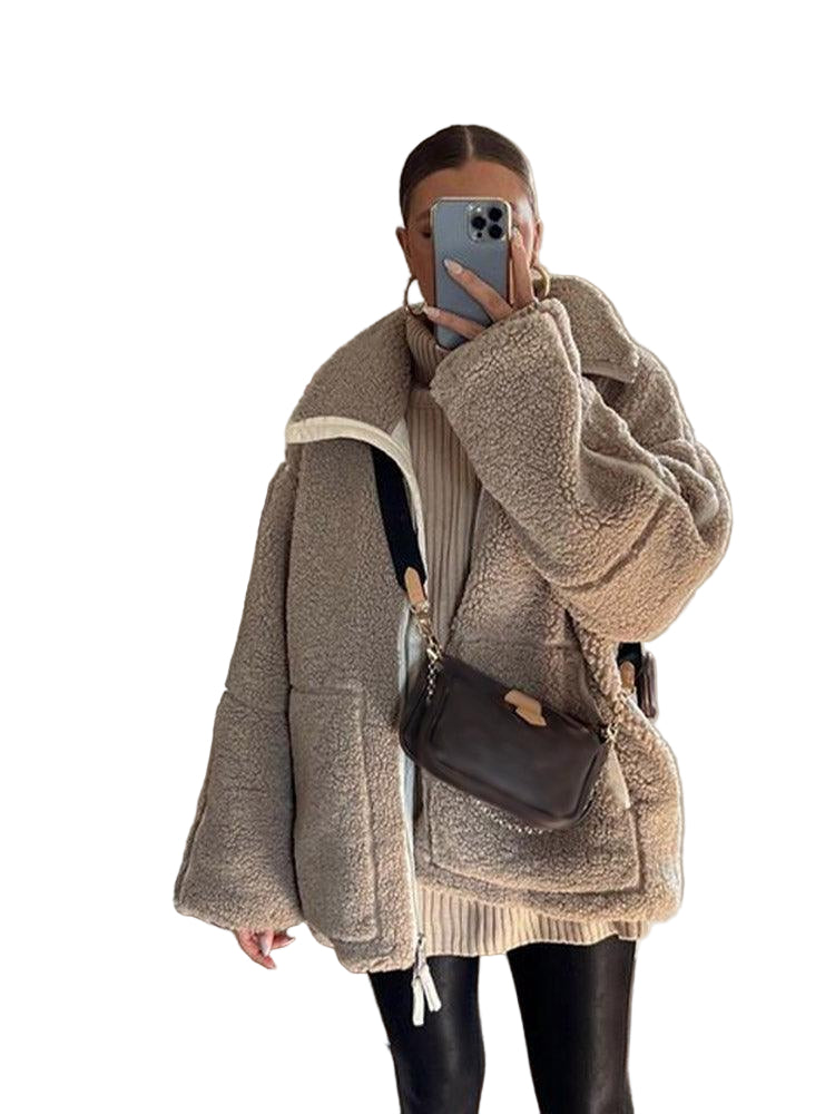 Veste en Sherpa pour Homme Style Urbain 0