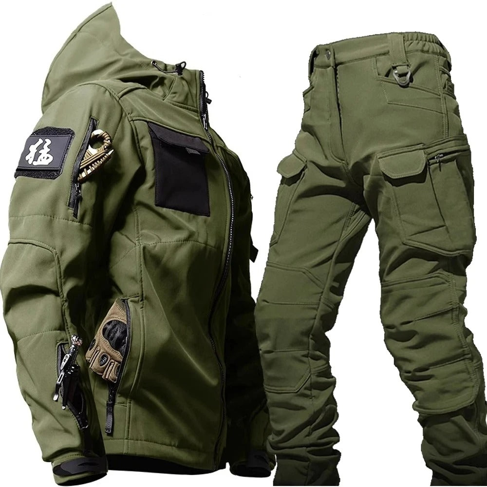 Veste imperméable à capuche pour hommes 2