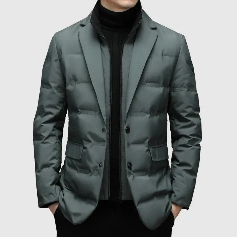 Veste pour hommes en duvet avec design moderne 5