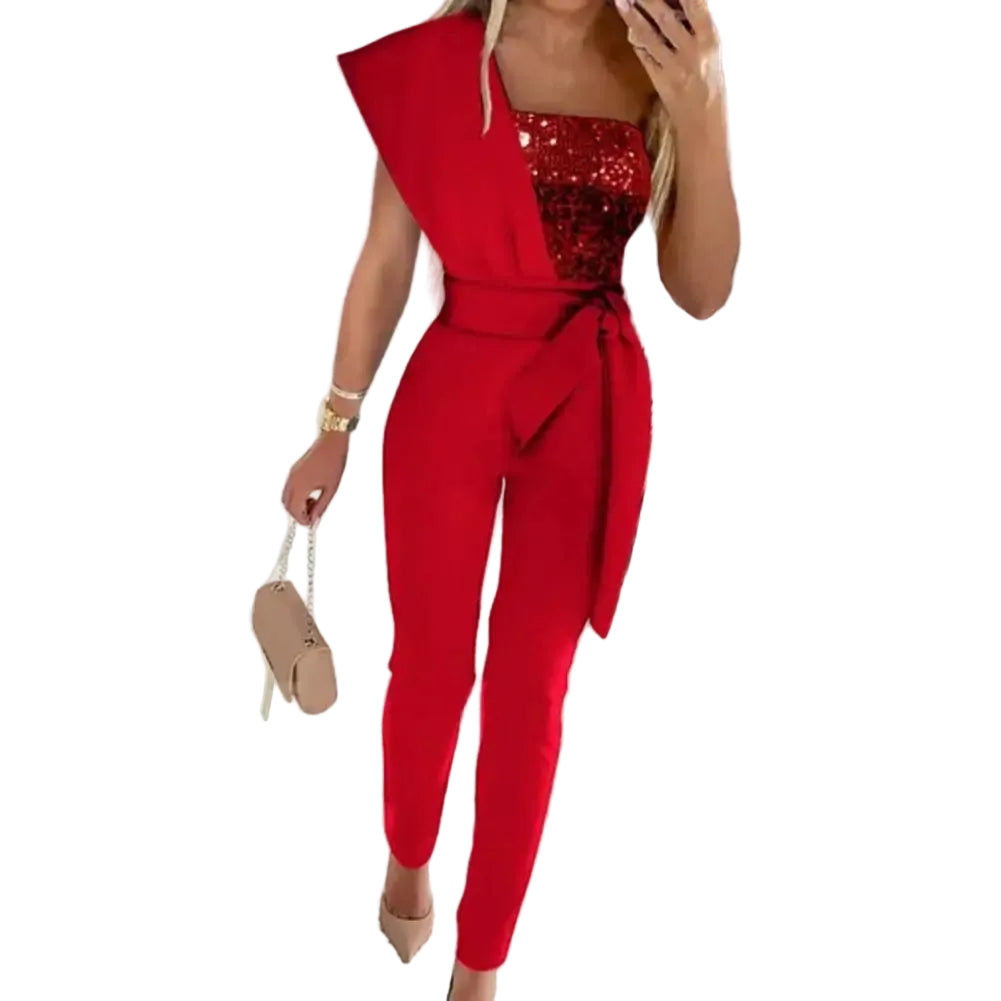 Women's Jumpsuit Patchwork Style 0