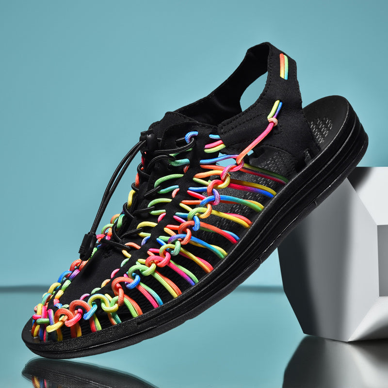 Sandale Homme Confortable en Maille Respirante avec Semelle Durable 4