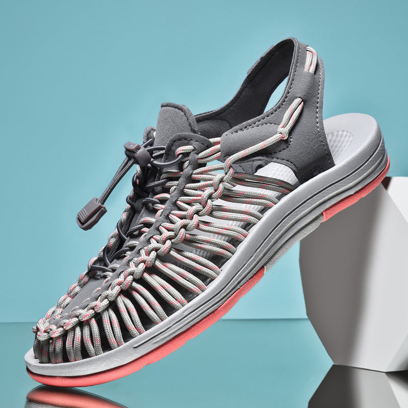 Sandale Homme Confortable en Maille Respirante avec Semelle Durable 5