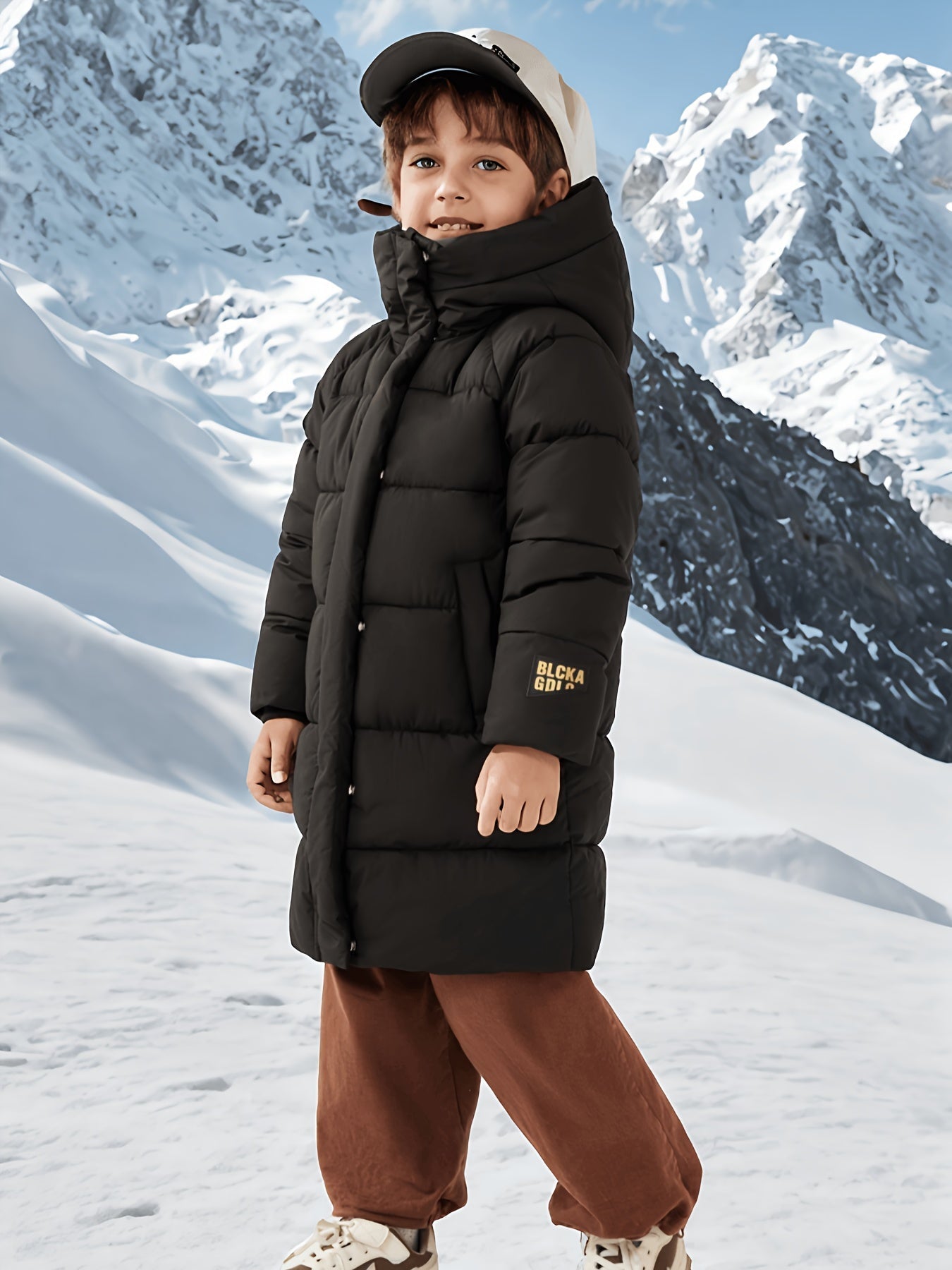 Veste Demi-Longue Garçon Tissu Respirant Fermeture Éclair 2