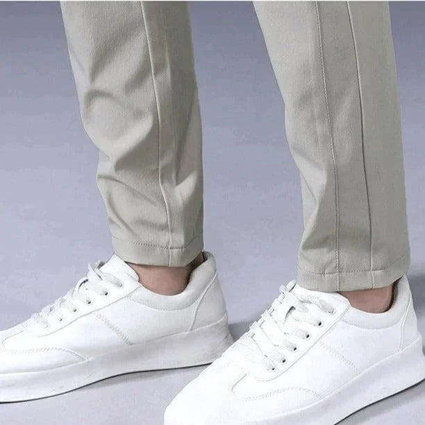 Jean Homme Bleu Extensible Moderne Coton Coupe Ajustée-5