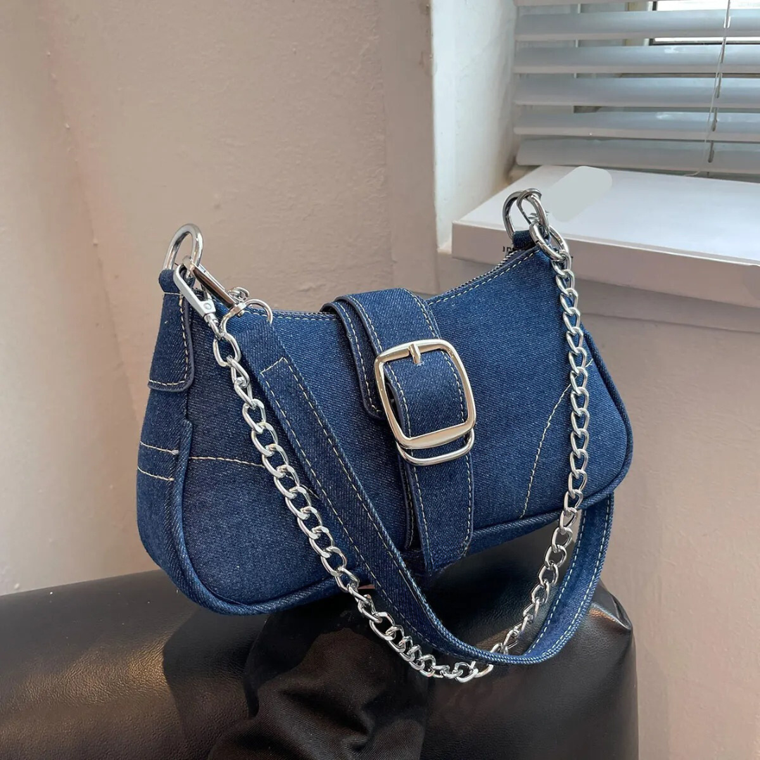 Sac à bandoulière en denim pour femmes