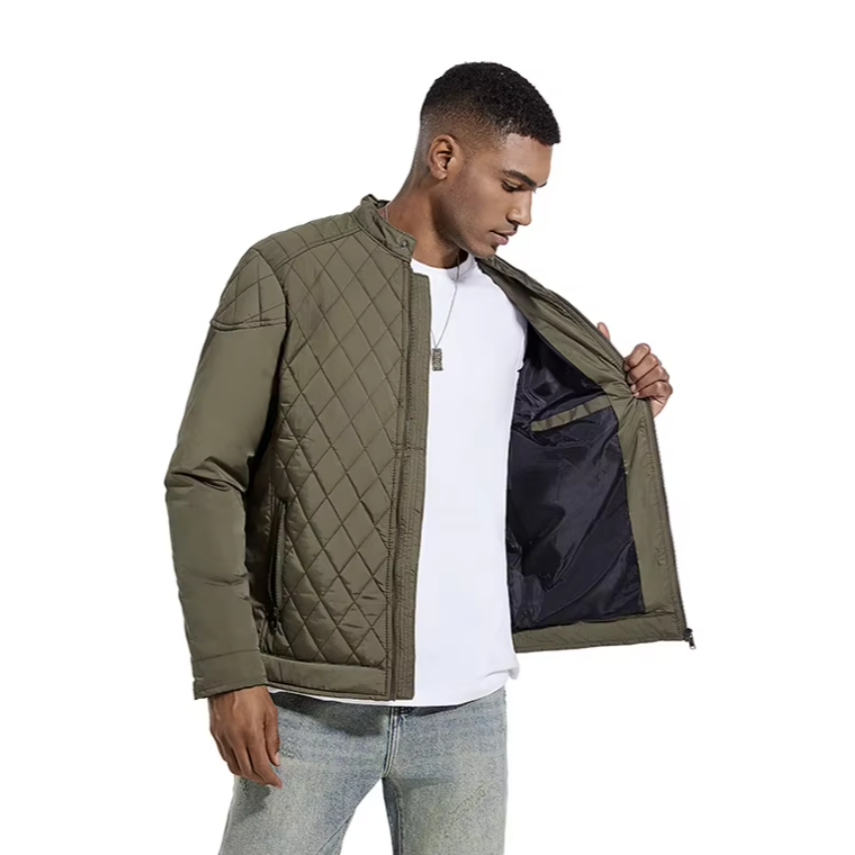 Manteau de neige à capuche pour hommes