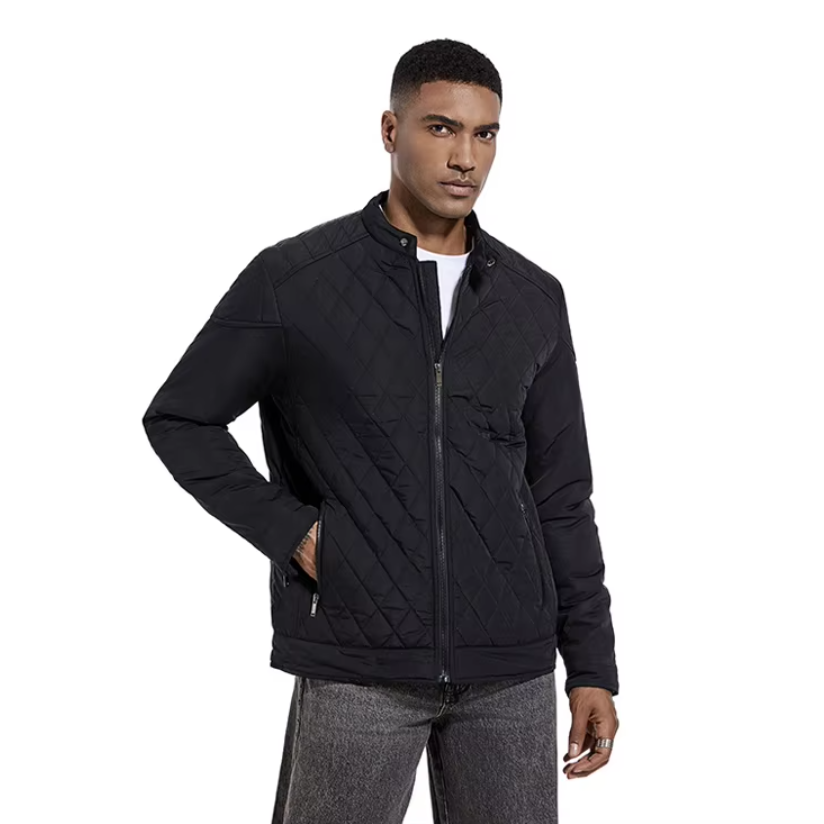 Manteau de neige à capuche pour hommes