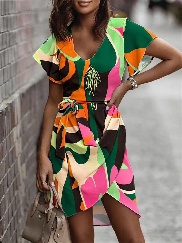 Variant image for Robe d'Été Longue Femme Chic Légère Tissu Aéré-33