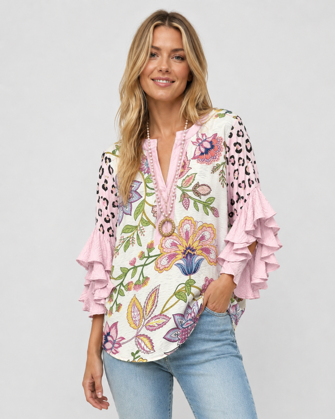 Chemisier Femme à Imprimé Floral