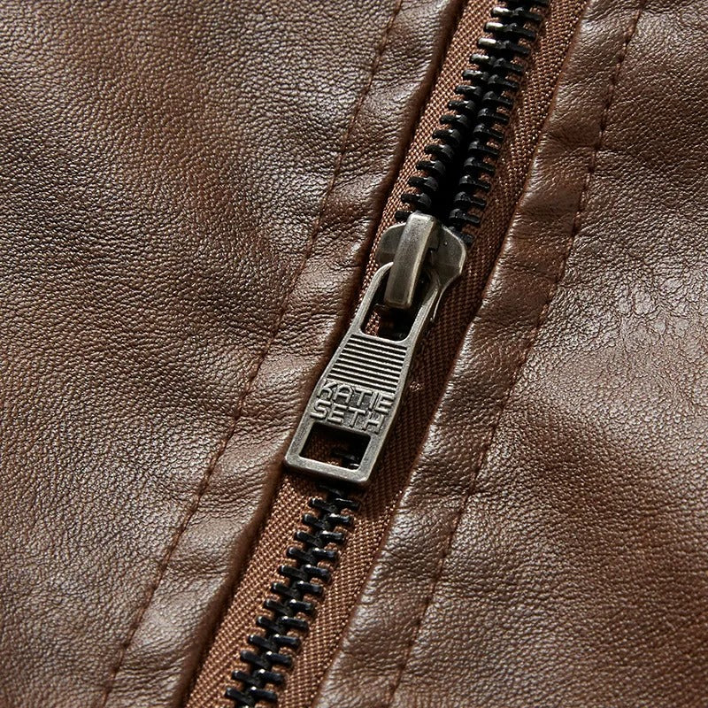 Veste de motard décontractée pour hommes