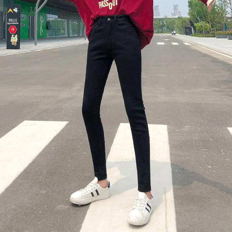 Jeans stretch classiques pour femmes