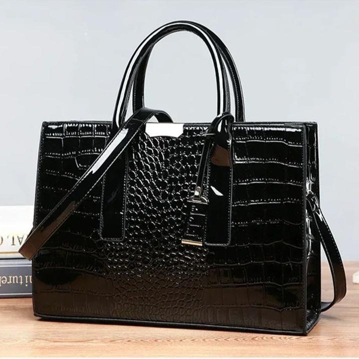 Fourre-tout imprimé crocodile