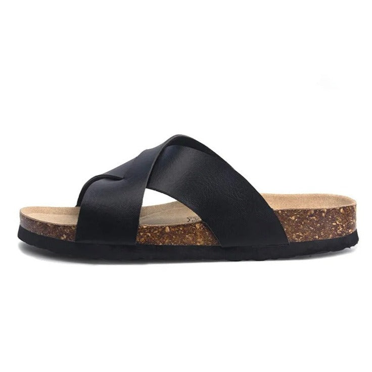 Chaussures en liège vintage pour femmes