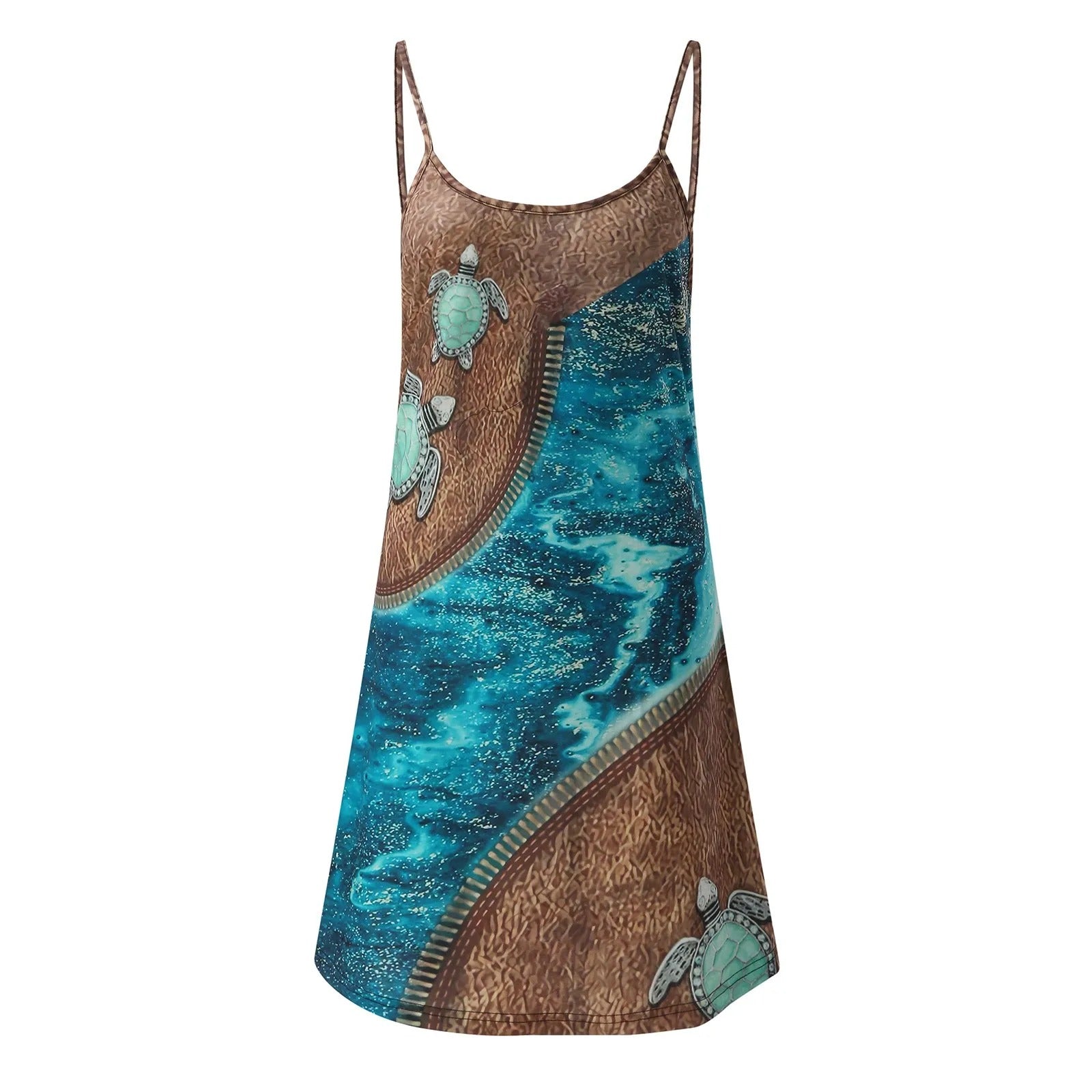 Robe Cami à imprimé tortue