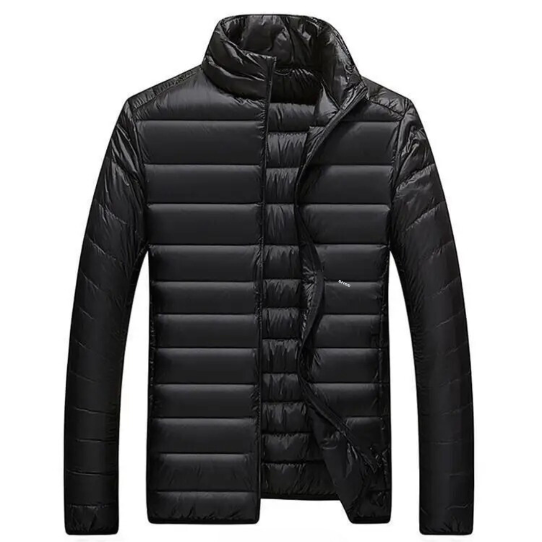 Veste en duvet de canard ultraléger blanche pour hommes
