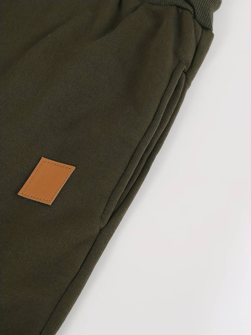 Pantalon Homme Décontracté Coton avec Cordon de Serrage-5