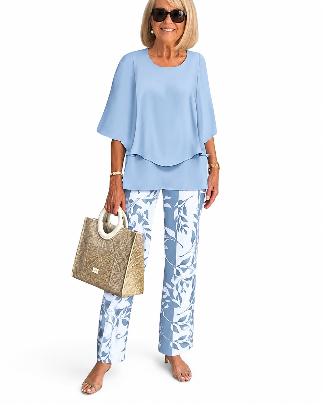 Ensemble Tailleur Femme Chic Polyvalent Deux Pièces