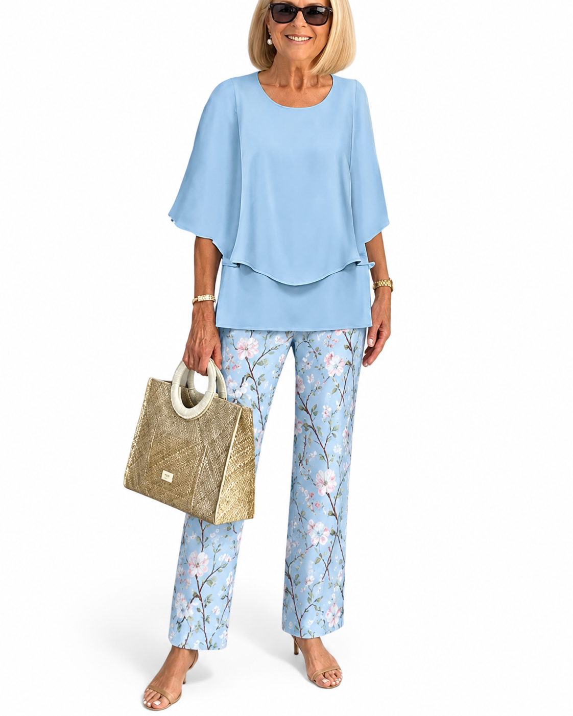 Ensemble Tailleur Femme Chic Polyvalent Deux Pièces