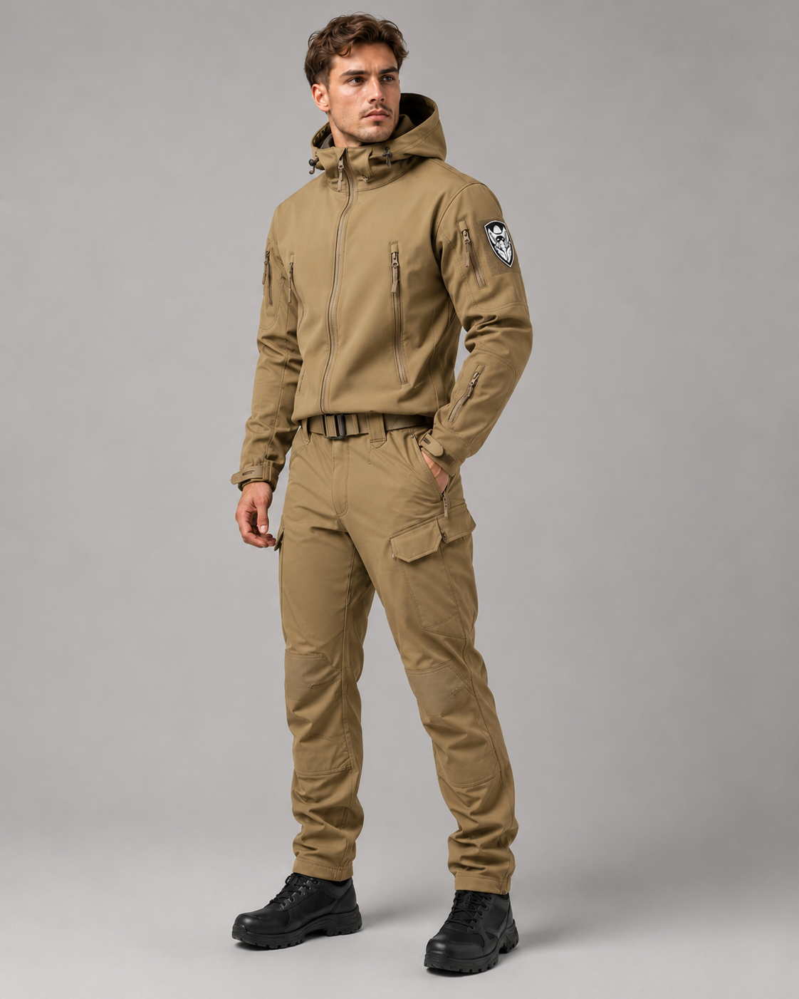 Ensemble Veste et Pantalon d'Extérieur Tactique pour Hommes