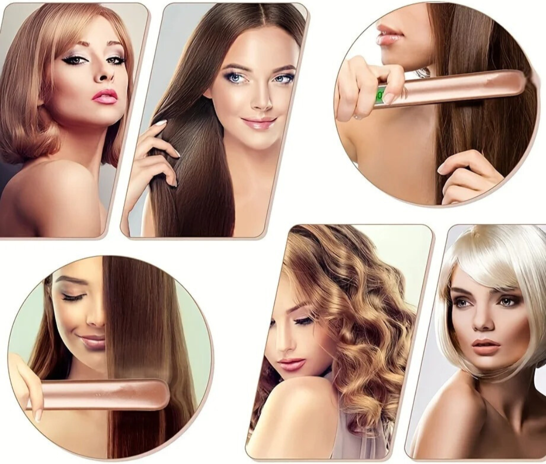 GlamPro | Lisseur et boucleur de cheveux 2 en 1