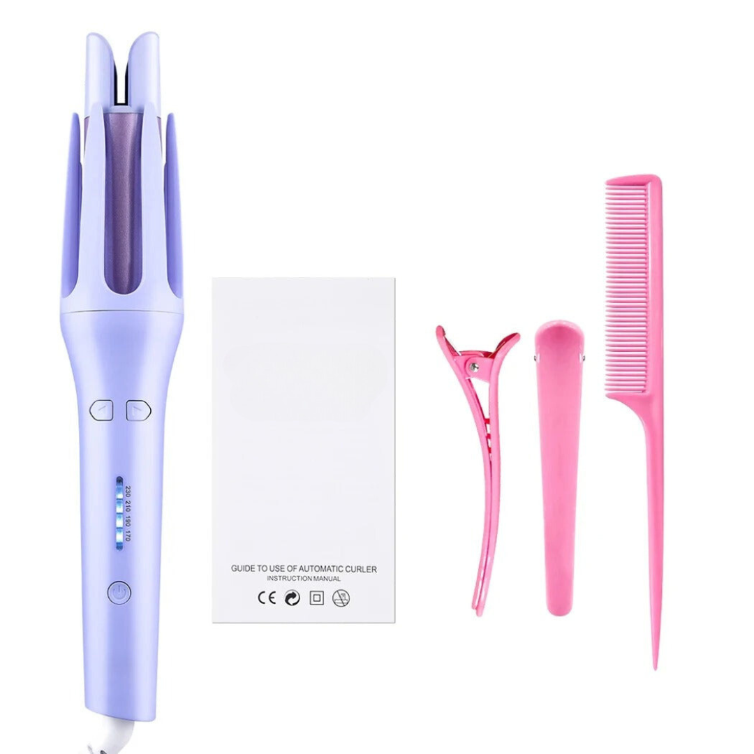 Bigoudi en céramique rotatif automatique