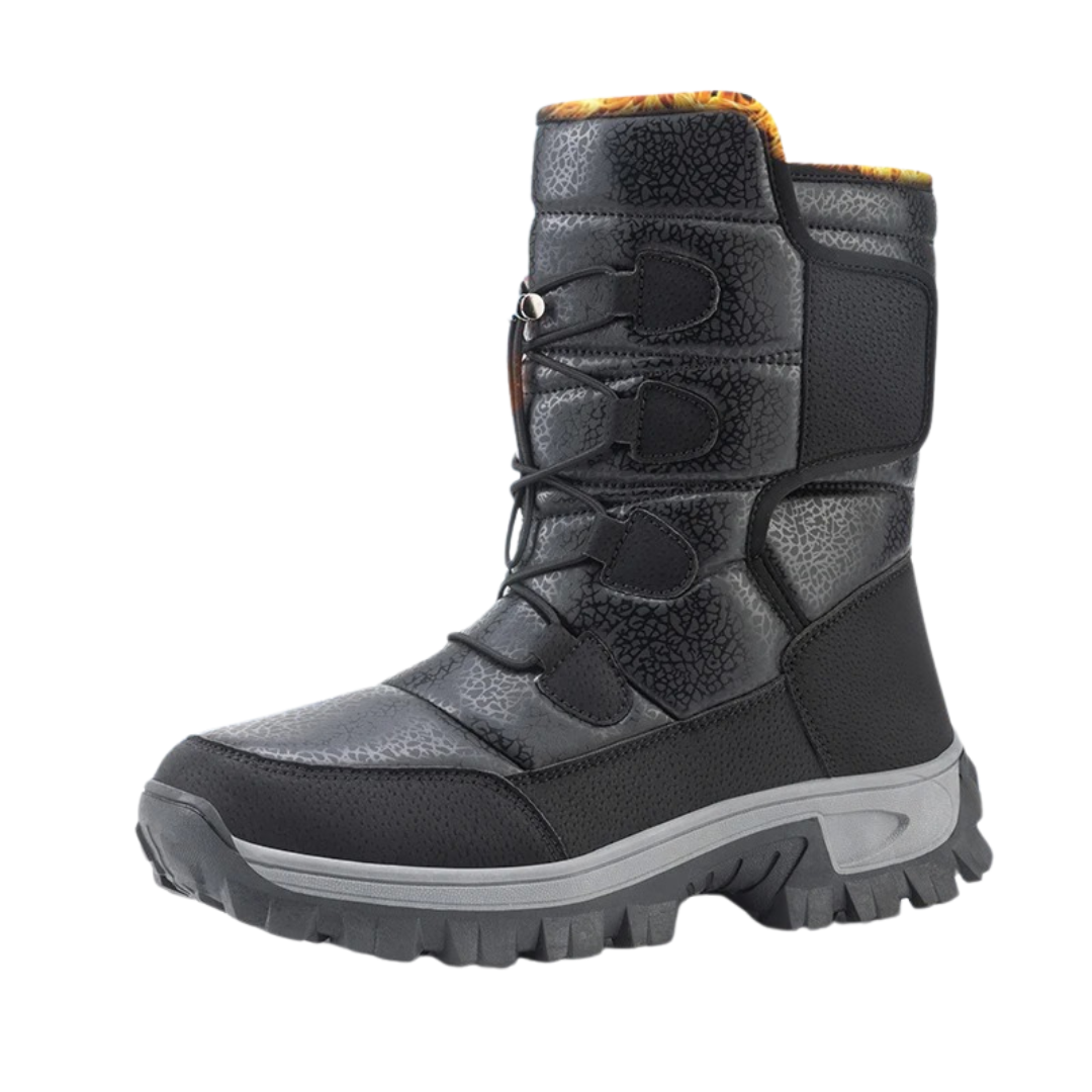 Bottes d'hiver en peluche pour hommes