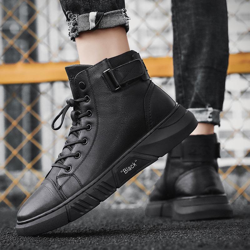 Chaussure Randonnée Homme Cuir Robuste Antidérapante 4