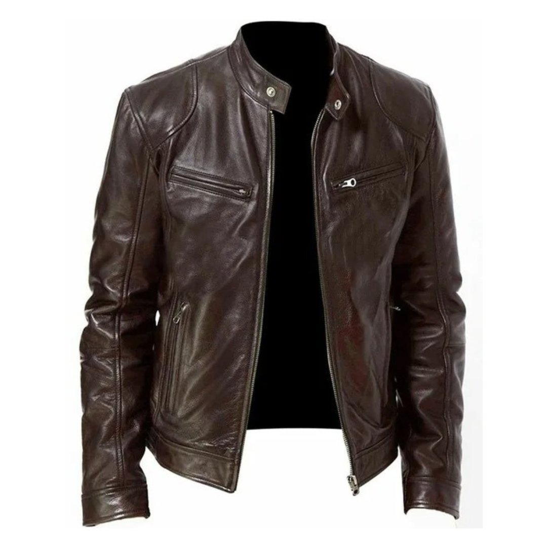 Veste de moto slim pour hommes