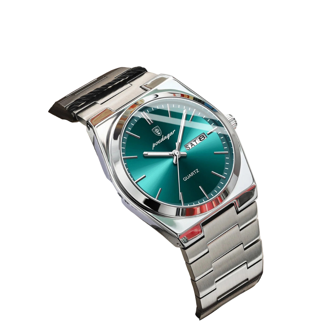 Montre étanche en acier inoxydable pour hommes