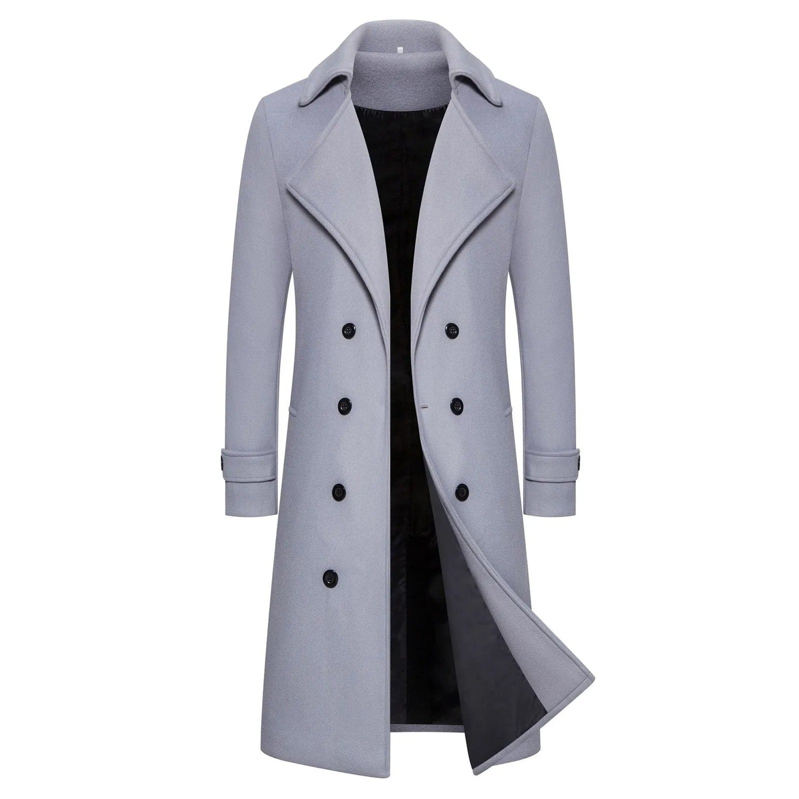 Trench-coat coupe-vent slim pour hommes