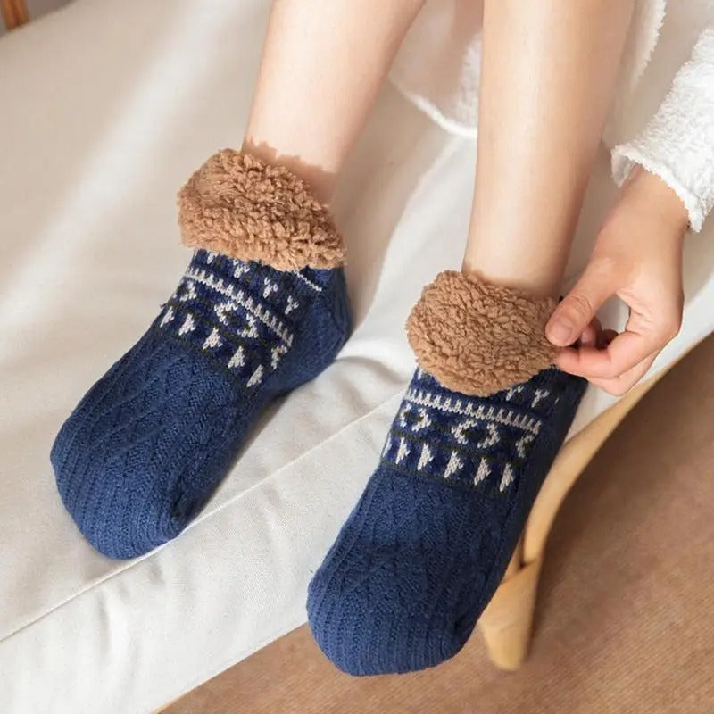 Chaussettes chaudes antidérapantes pour la maison