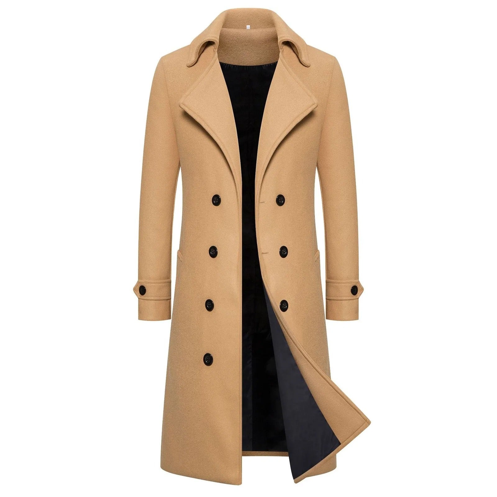 Trench-coat coupe-vent slim pour hommes