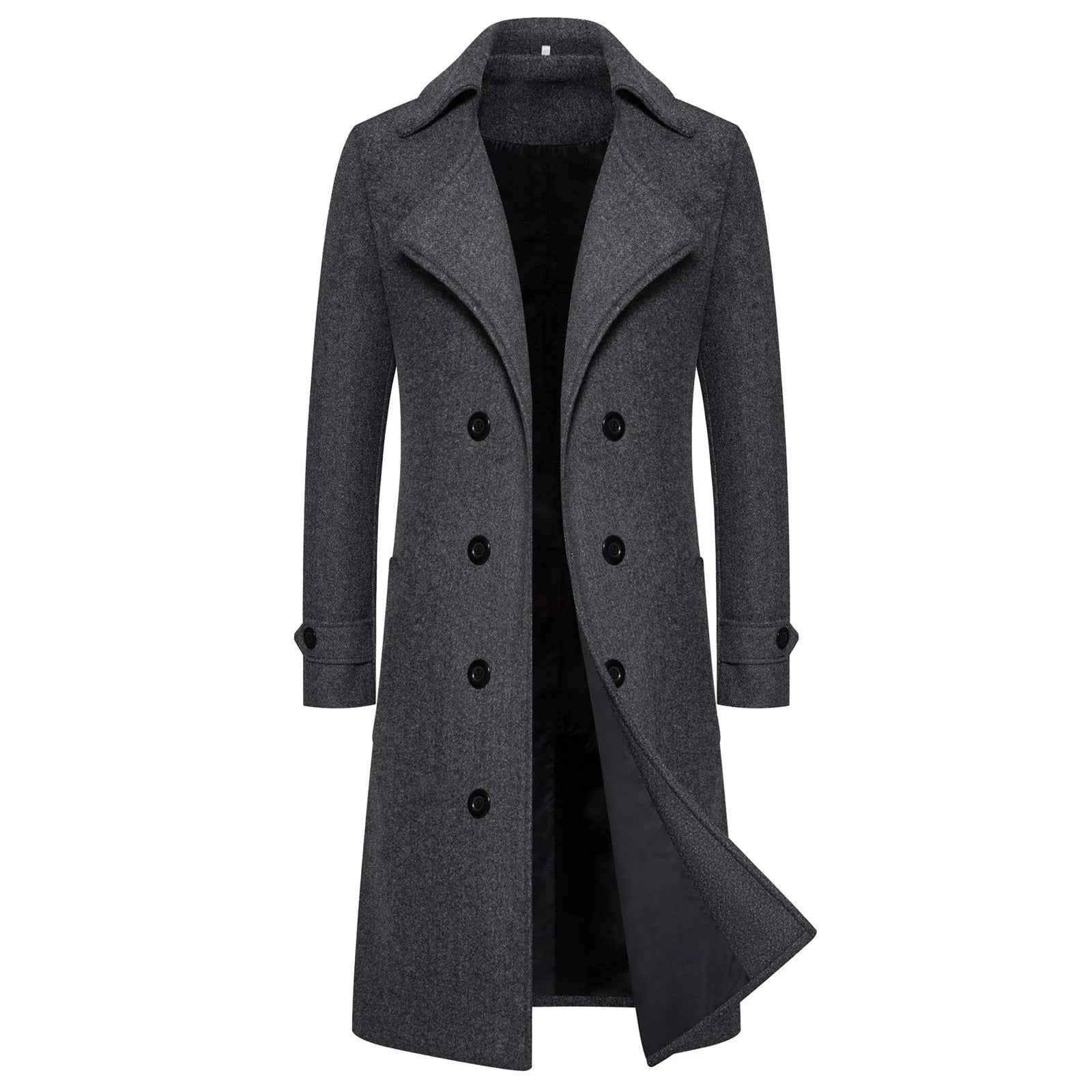 Trench-coat coupe-vent slim pour hommes