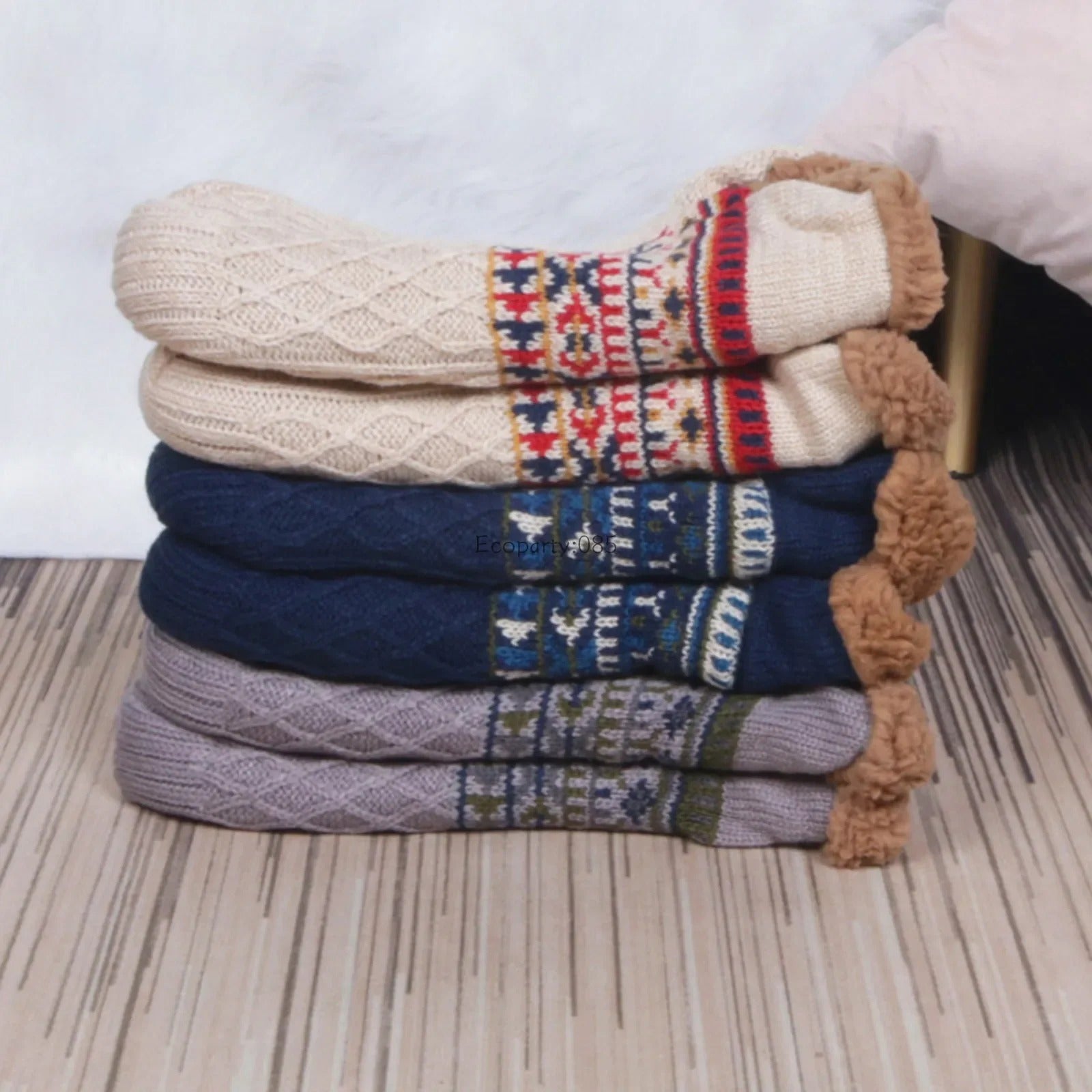 Chaussettes chaudes antidérapantes pour la maison
