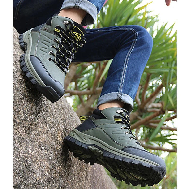 Bottes de randonnée en peluche pour hommes