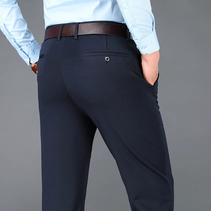Pantalon classique extensible pour hommes