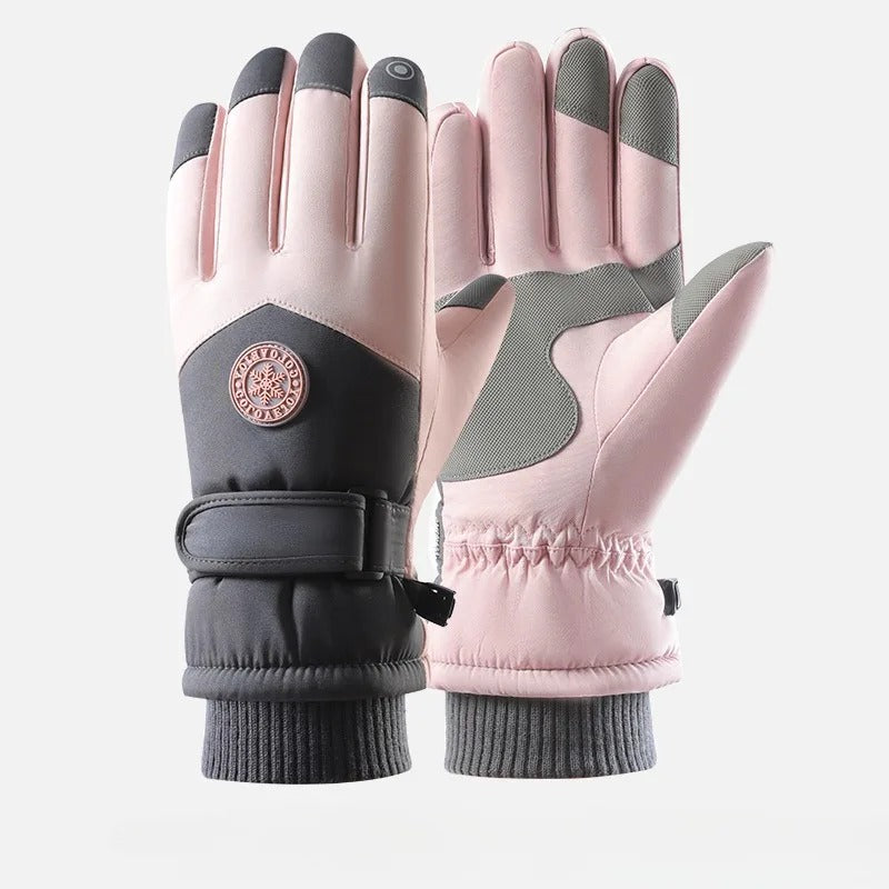 Gants de neige thermiques imperméables pour femmes