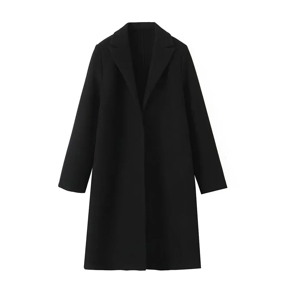 Manteau droit classique pour femmes