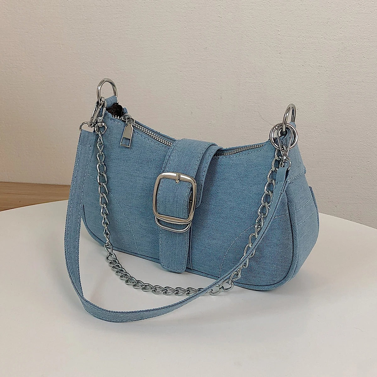 Sac à bandoulière en denim pour femmes