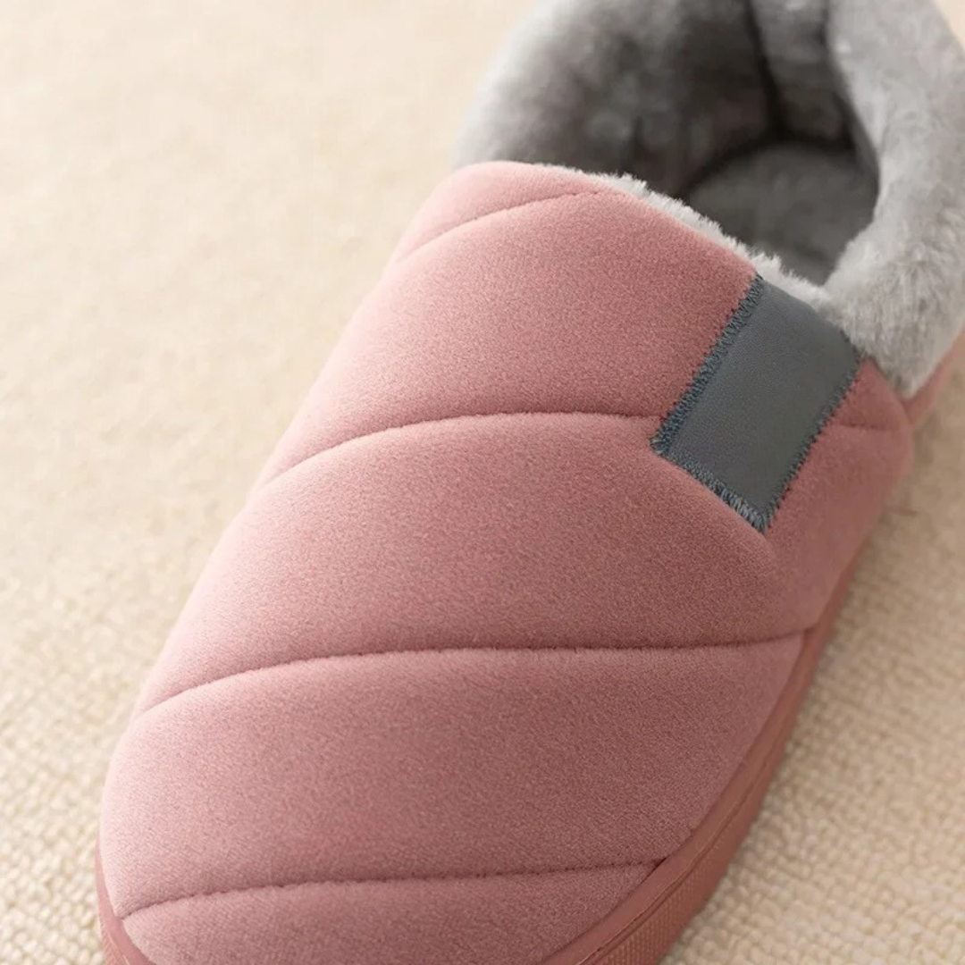 Chaussons en fourrure antidérapants pour hommes