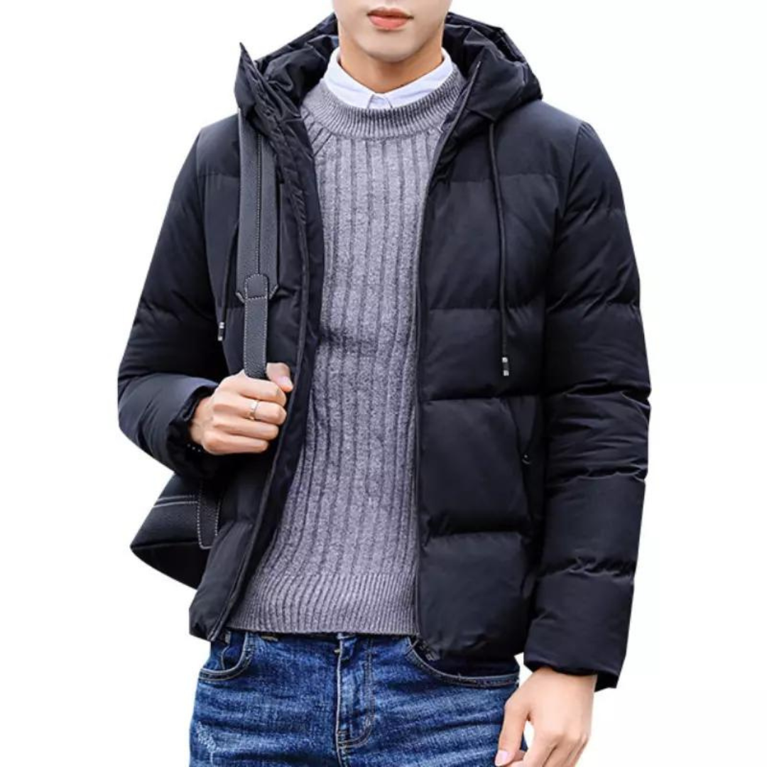 Veste chaude à capuche pour hommes