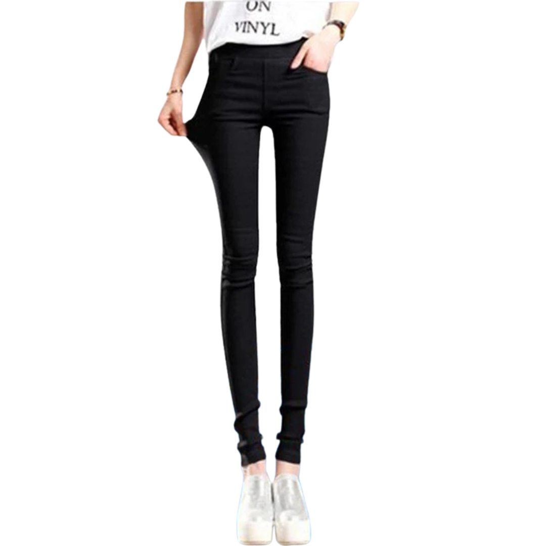 Pantalon skinny extensible décontracté pour femme