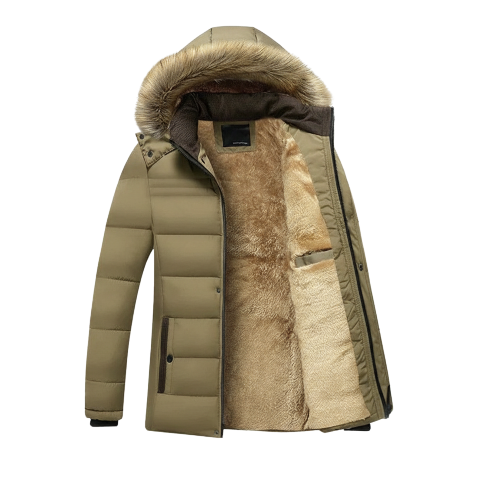 Parka Femme Imperméable avec Doublure Polaire