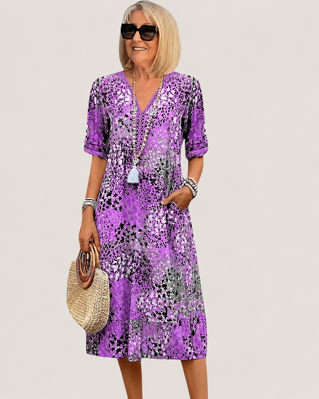 Robe d'été bohème pour femme, style décontracté et léger
