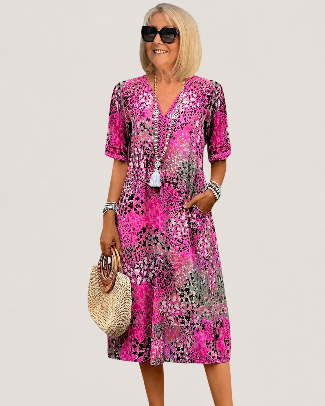 Robe d'été bohème pour femme, style décontracté et léger