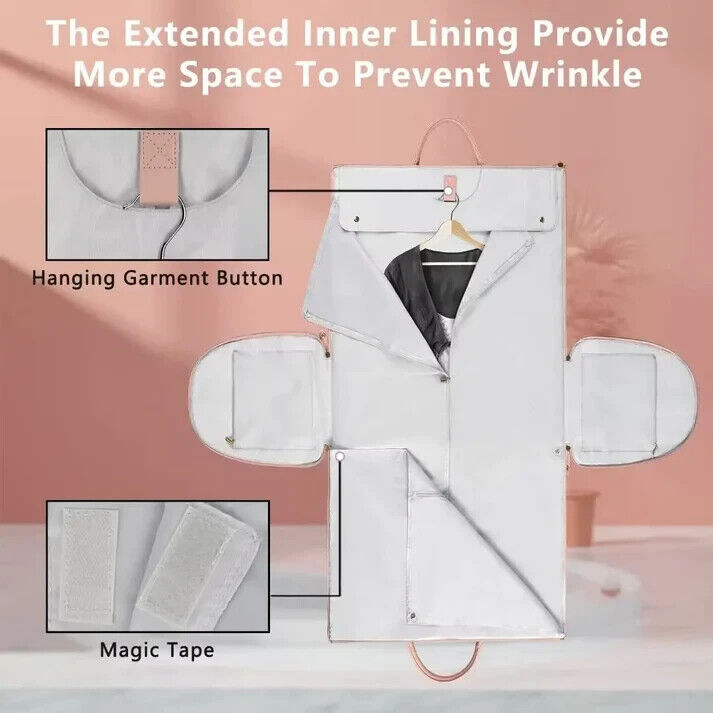 Sac de Voyage Femme Noir Pliable Cuir PU Pratique-1