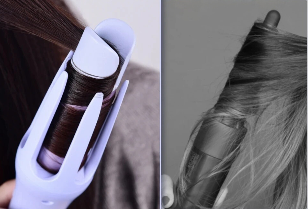 Bigoudi en céramique rotatif automatique