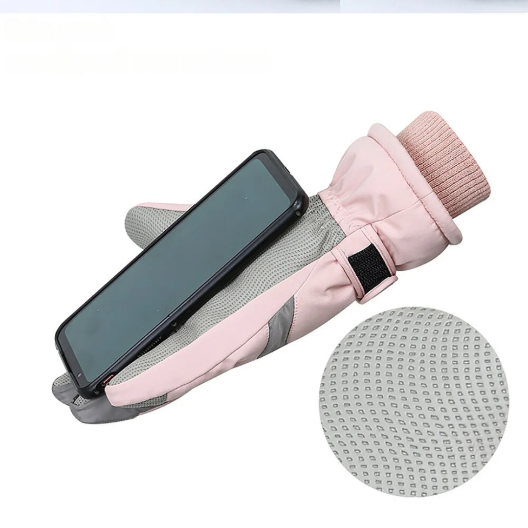 Gants de neige thermiques imperméables pour femmes